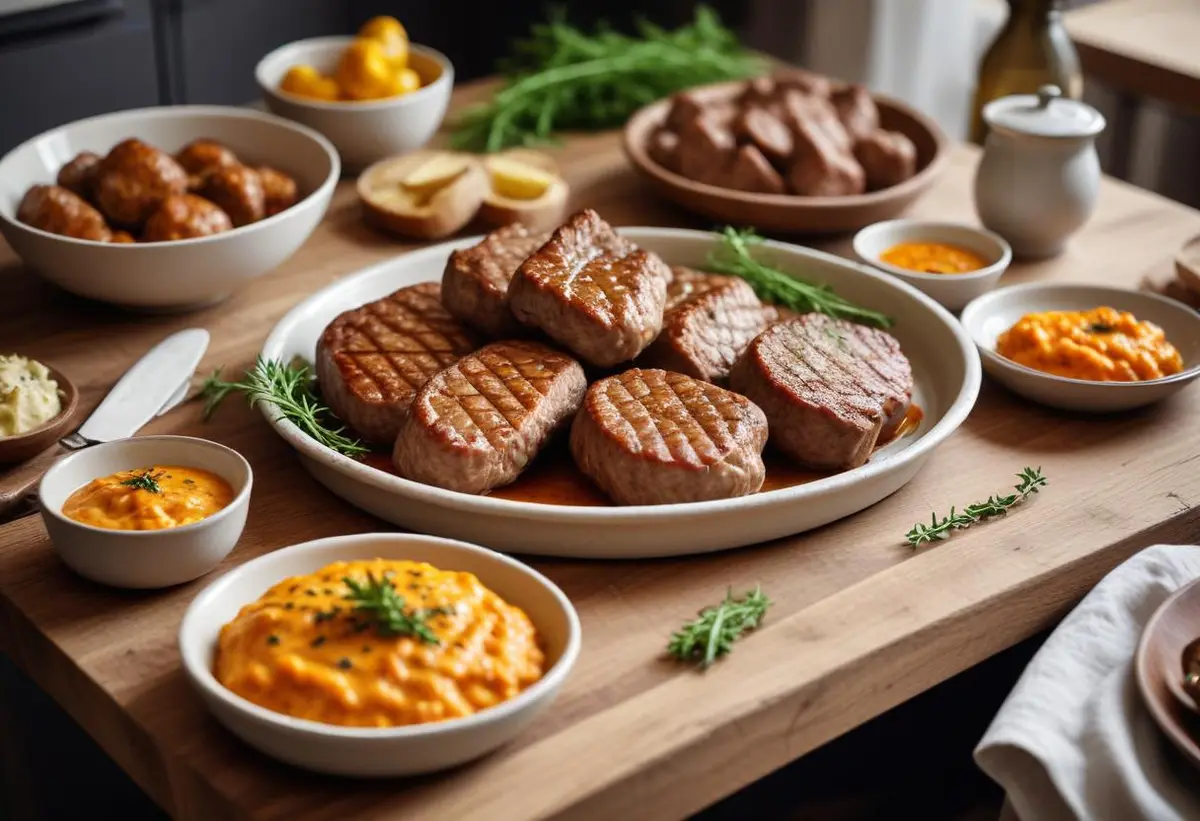 Köttfärsbiffar i ugn - enkelt och supergott! illustration