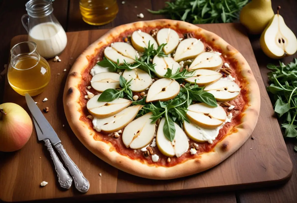 Här är vad du behöver veta om pizza bianco med chèvre och honung illustration