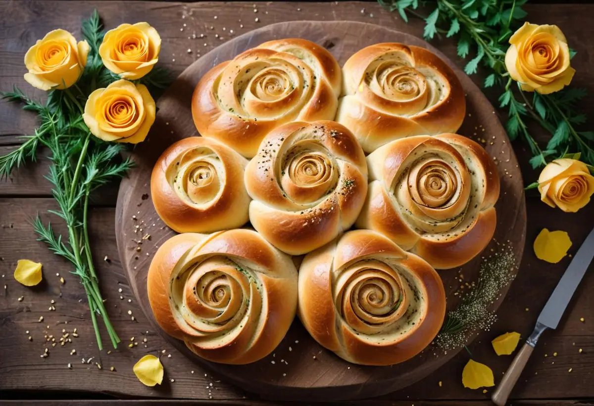 Rosenbröd med vallmofrön